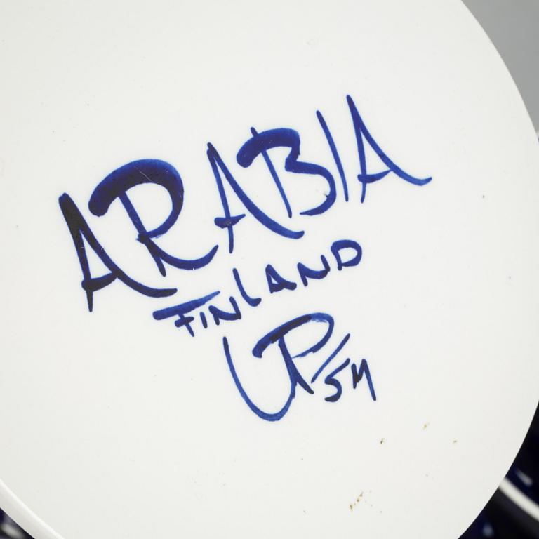 SERVISDELAR, 10 delar, porslin, "Valencia" Ulla Procopé, Arabia, Finland.