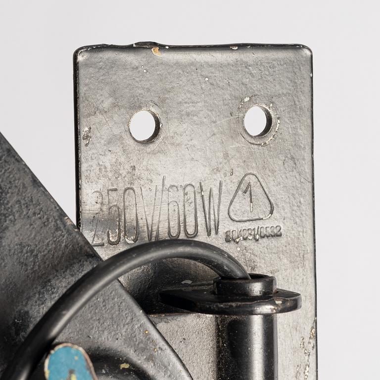 Wall lamp, industrial, mid-20th century.