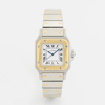 Cartier, Santos Carrée, wristwatch, 24 x 24 (35) mm.