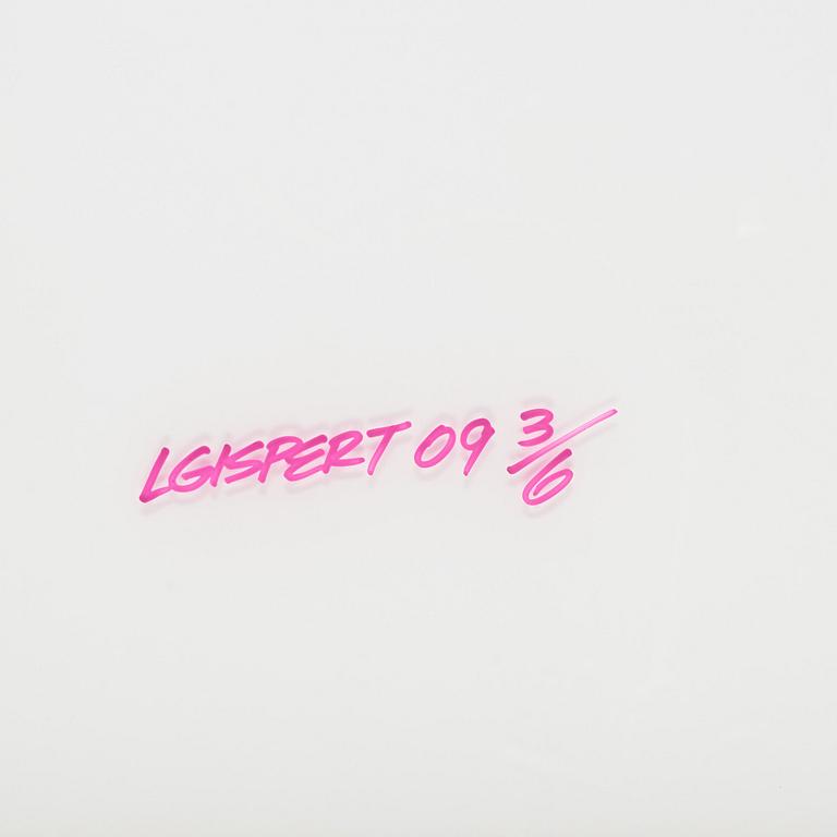 Luis Gispert, photograph signed and numbered 3/6 verso.