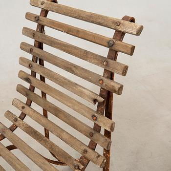 Garden chairs, 6 pieces, early 20th century.