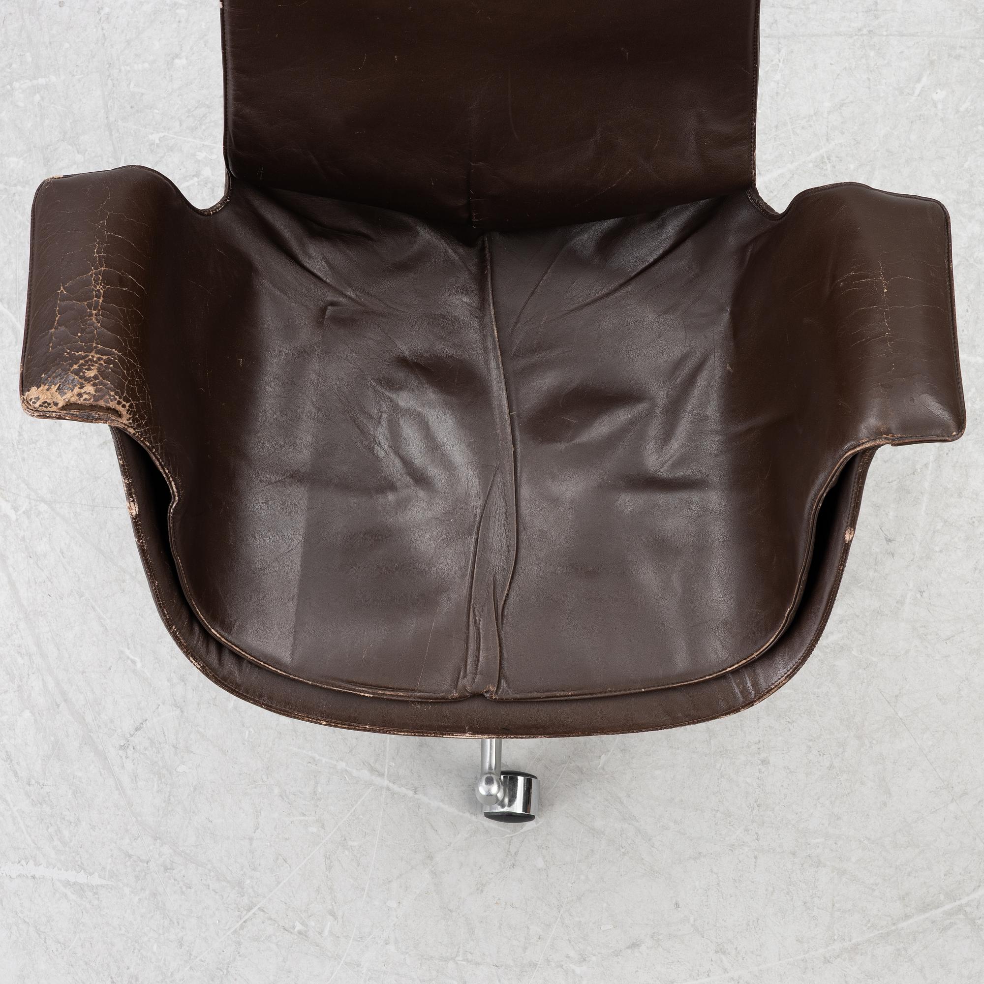 Preben Fabricius & Jørgen Kastholm, Desk chair, "Tulip", for Alfred Kill, Germany 1960s/70s.