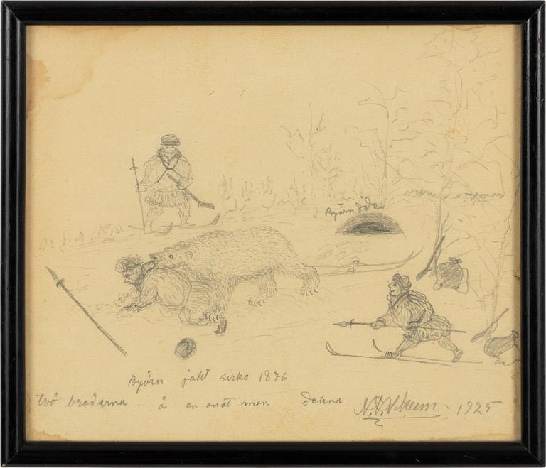 Nils Nilsson Skum, Bear Hunt.