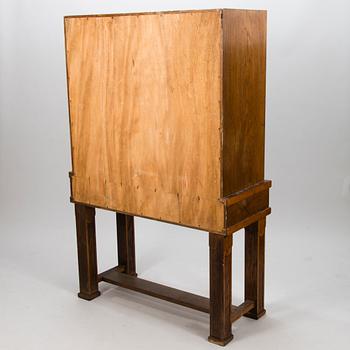 A 1920's oak cabinet.