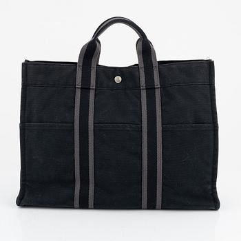 Hermès, A "Fourre Tout" canvas bag.