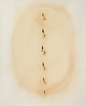 381. Lucio Fontana, Concetto spaziale (Buvard 6 trous).