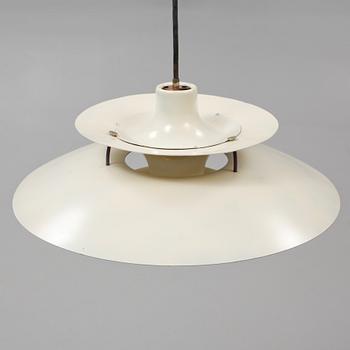 TAKLAMPA, "PH lampa", Poul Henningsen för Louis Poulsen Danmark, 1900-talets andra hälft, höjd ca 28 cm.