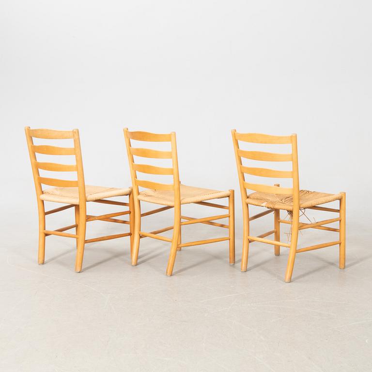 Kaare Klint, chairs, 6 +1 pcs, "The Church Chair", Denmark, second half of the 20th century.