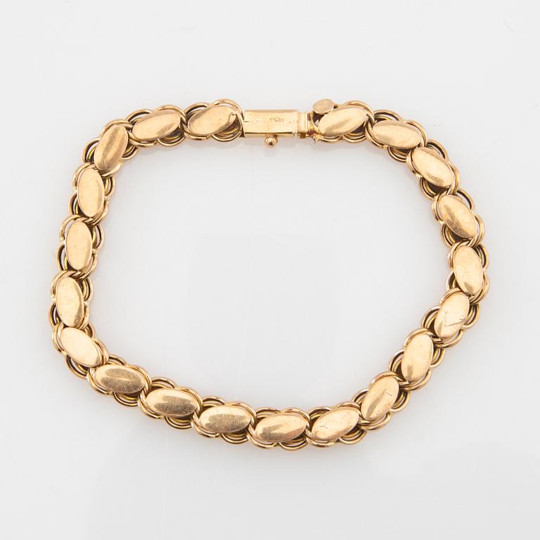 Bracelet 14K gold.