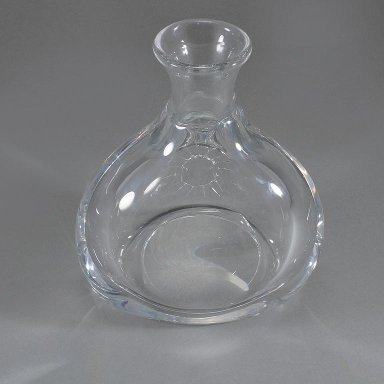 VAS, glas, "Thalatta", Bengt Edenfalk, Skruf, unik, signerad och daterad -63.