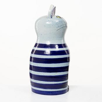 Lisa Larson, Figure, stoneware, "Big Cat" from the series "Tripp, trapp, trull", Gustavsberg.