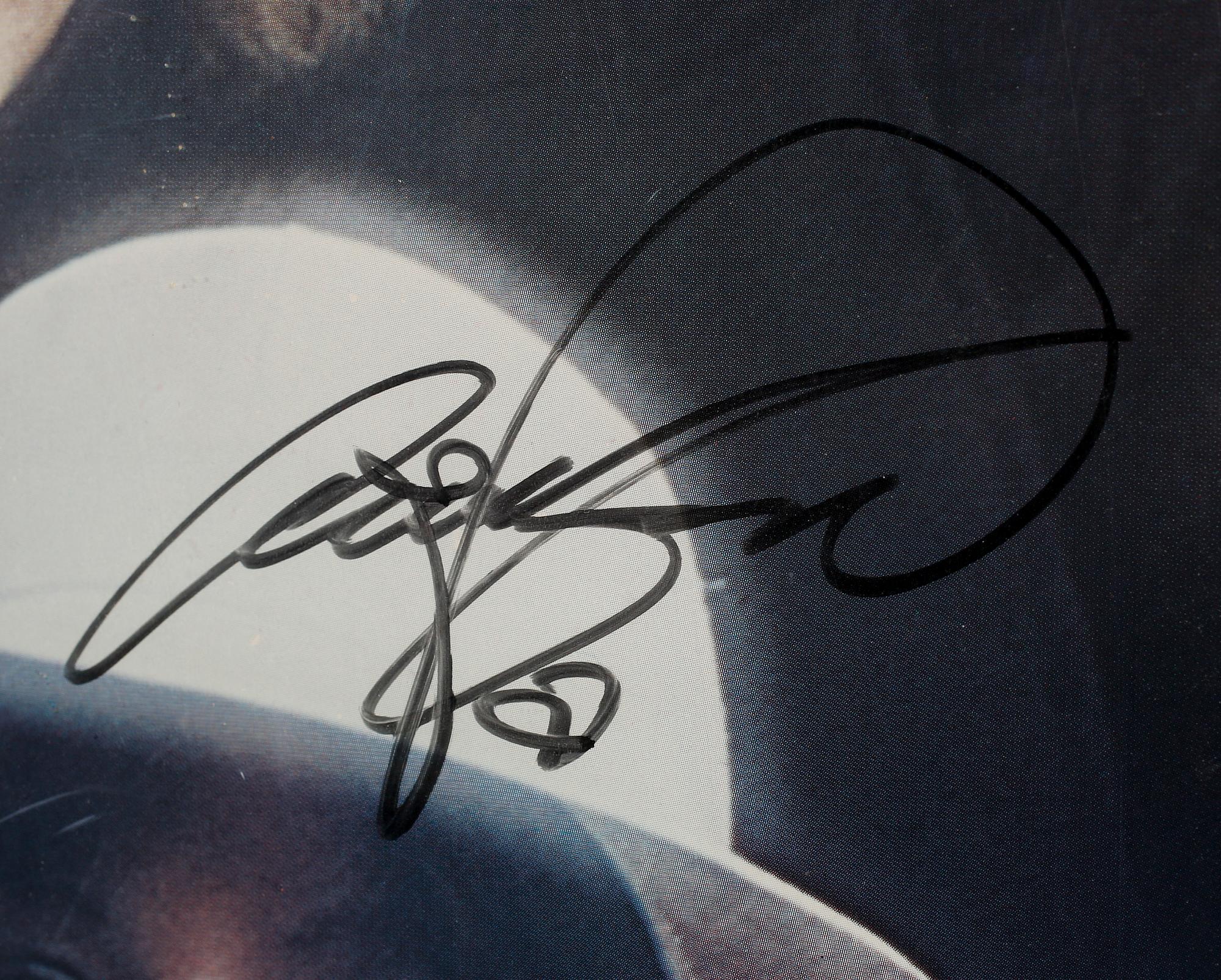 A poster signed by "ABBA".