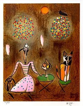 Madeleine Pyk, litografier 6 st signerade och numrerade 91/250.