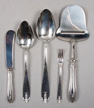 BESTICKSERVIS, 83 delar, silver. "Vasa". GAB, bla 1957.