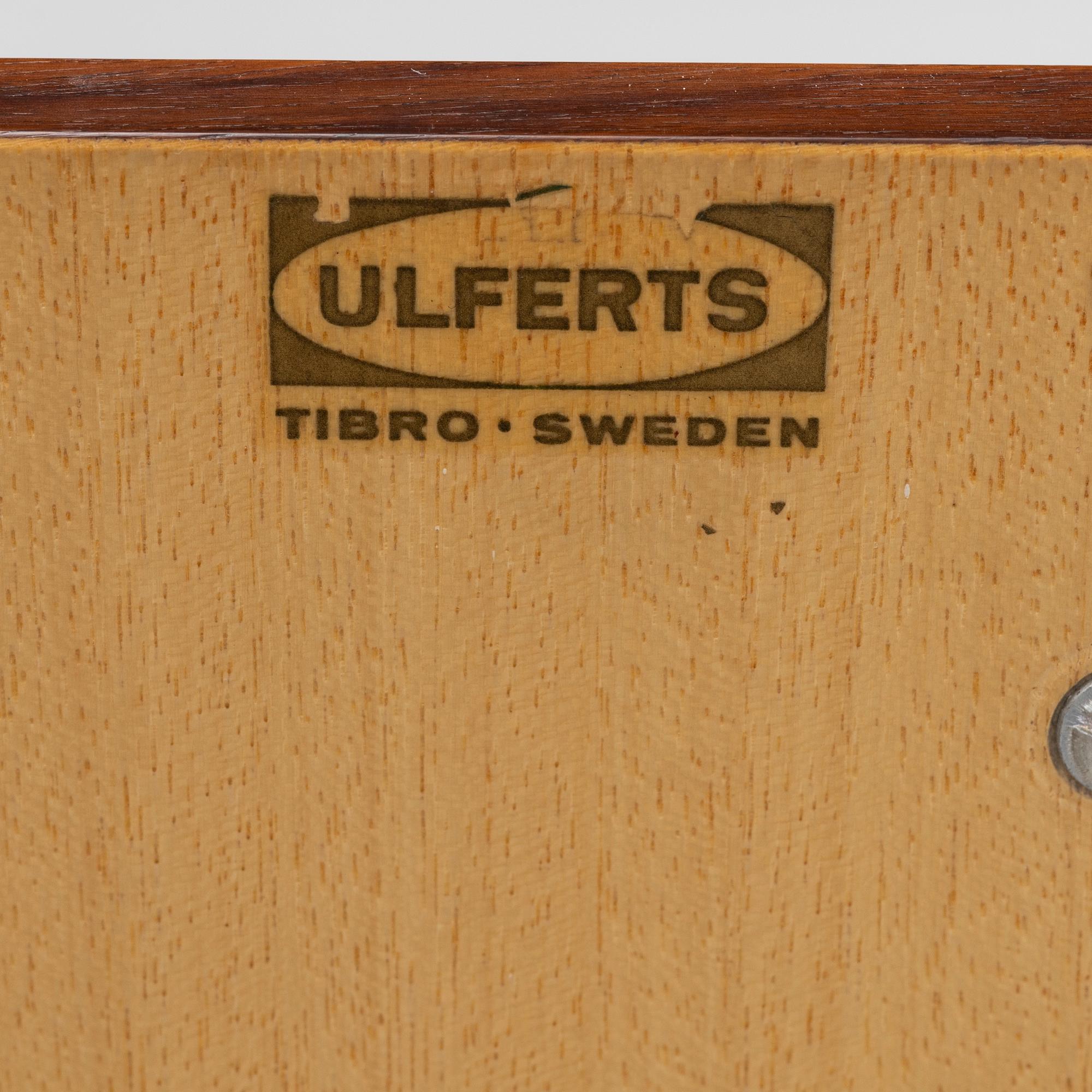 A rosewood-veneered sideboard, Ulferts, Sweden, 1960's/70's.