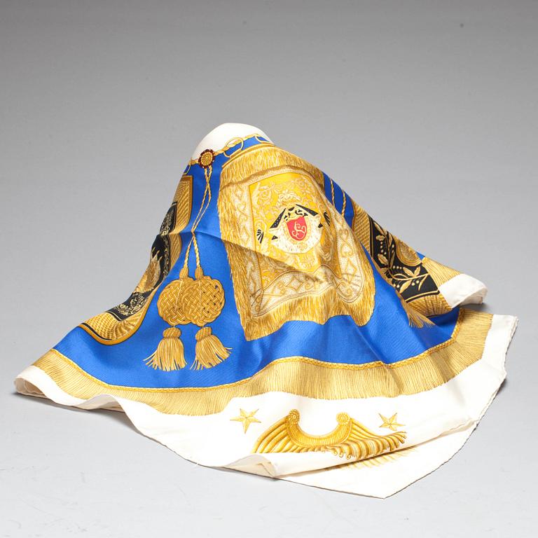 SCARF, siden, "Poste et Cavalerie", Joachim Metz, Hermès, Paris.