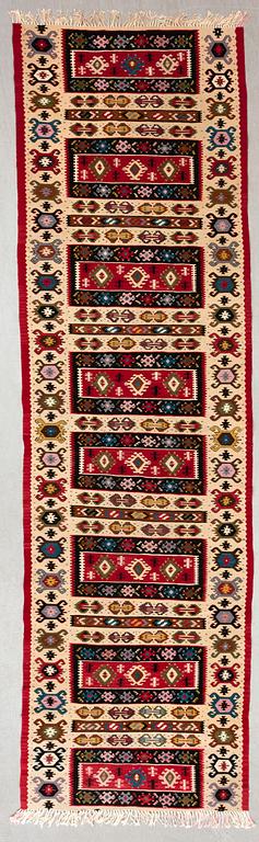 KELIM, galleri, old, Anatolien, ca 349 x 100 cm.
