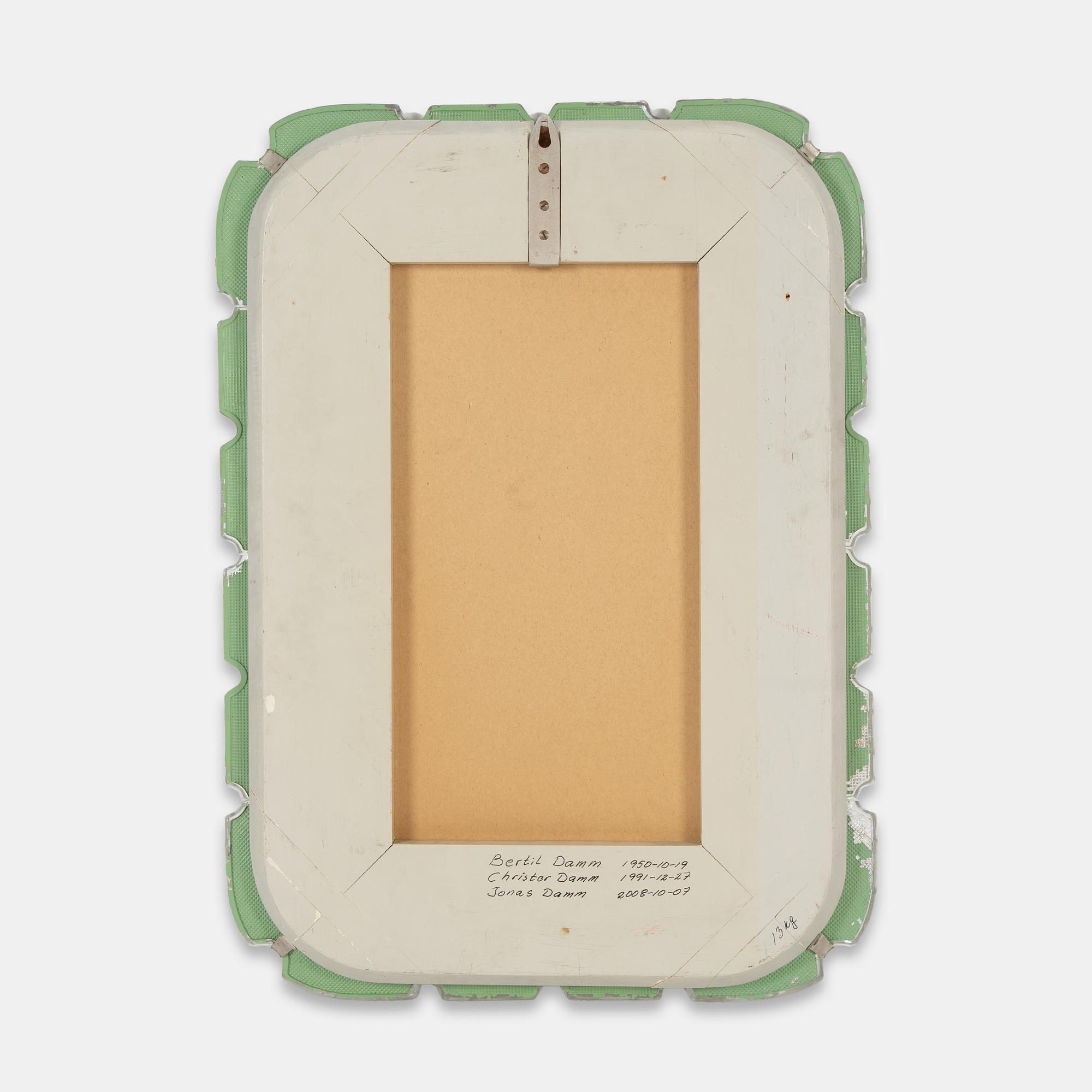 Carl Fagerlund, spegel, Orrefors, 1900-talets andra hälft.