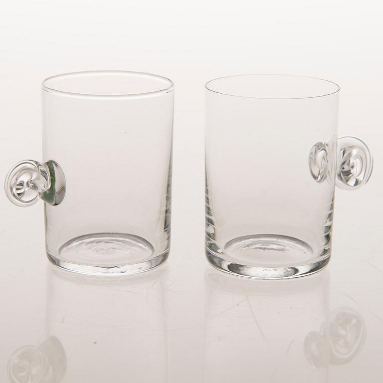 KAJ FRANCK, PUNSCHGLAS, 6 ST, modell 1736, Notsjö 1963-1971.