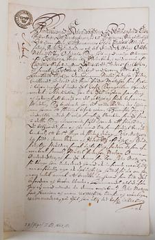 PARTI DOKUMENT, ca 40 st, Sverige 1700- och 1800-tal.