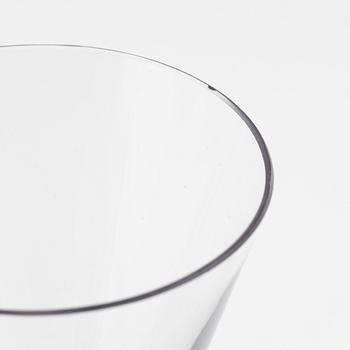 Spetsglas på hög fot, 8 st, 1900-tal.