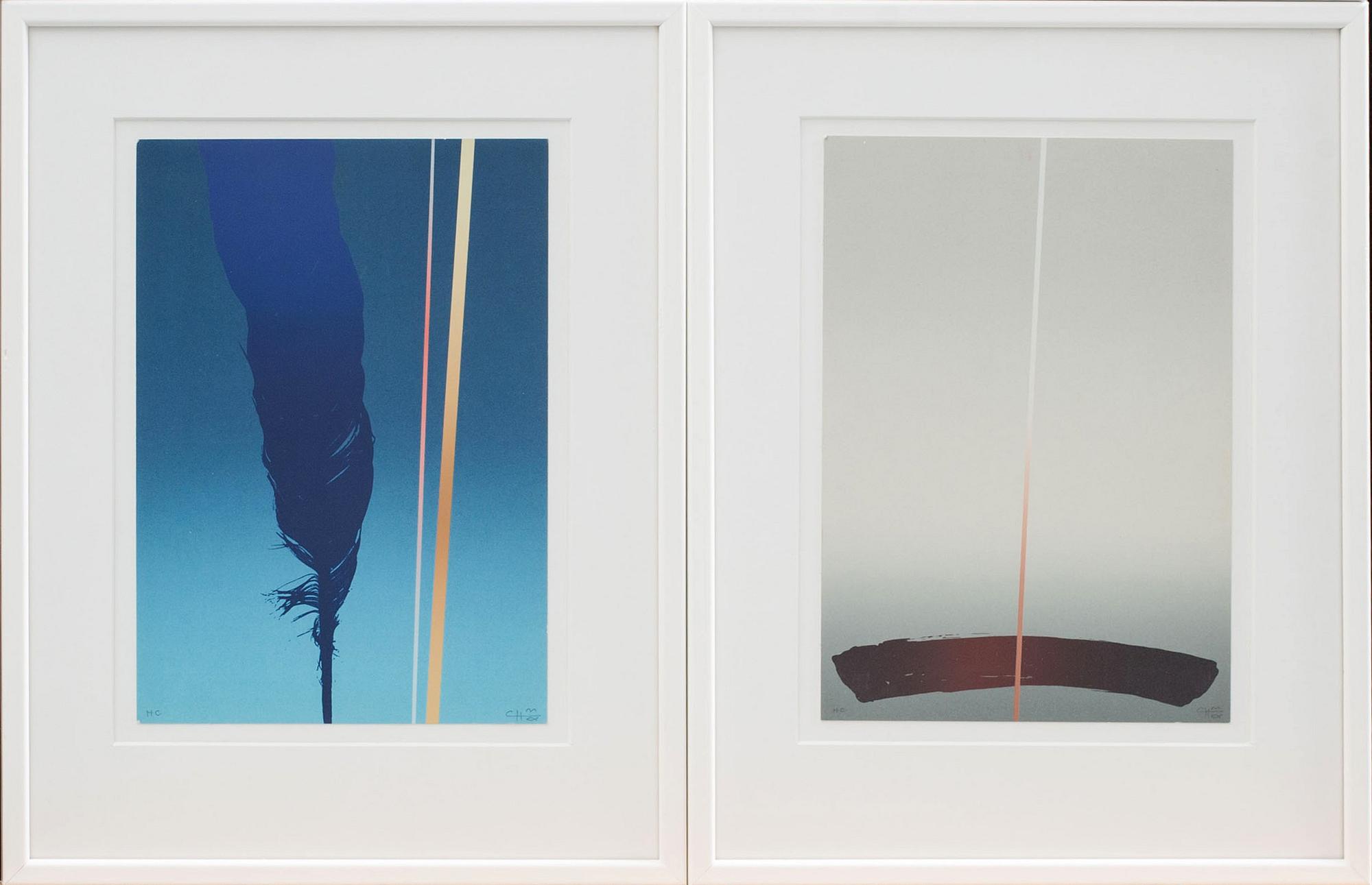 CURT HILLFON, litografier, 4 st, signerade och numrerade H.C.