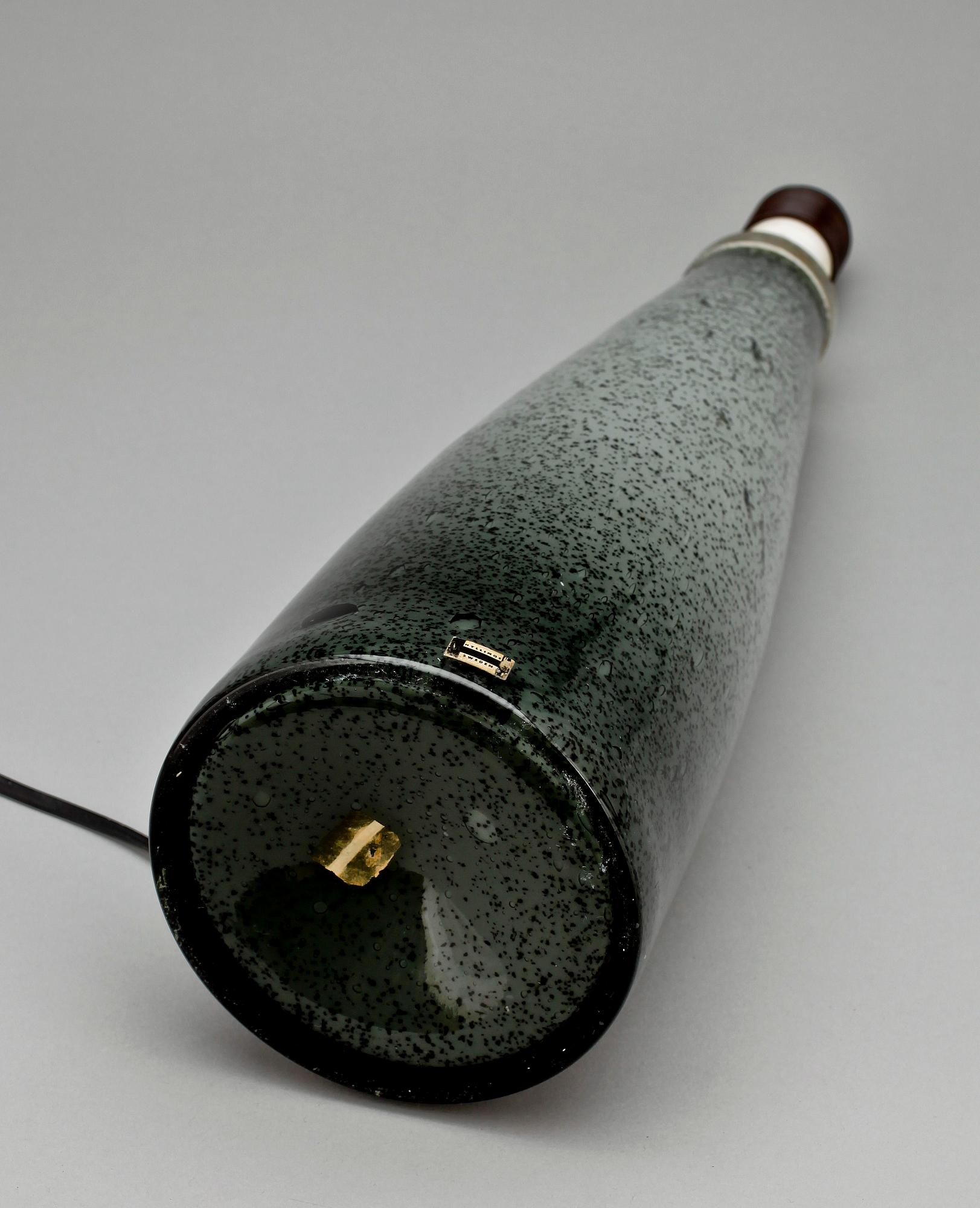 BORDSLAMPA, glas, Hyllinge, 1900-talets mitt.