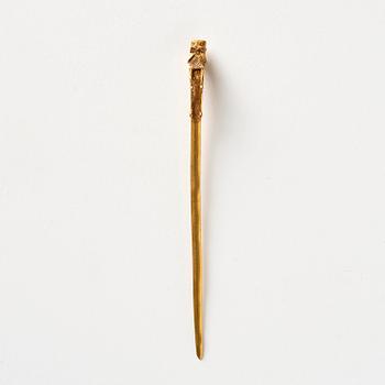 Hårnål, guld. Qingdynastin, 1700-/1800-tal.