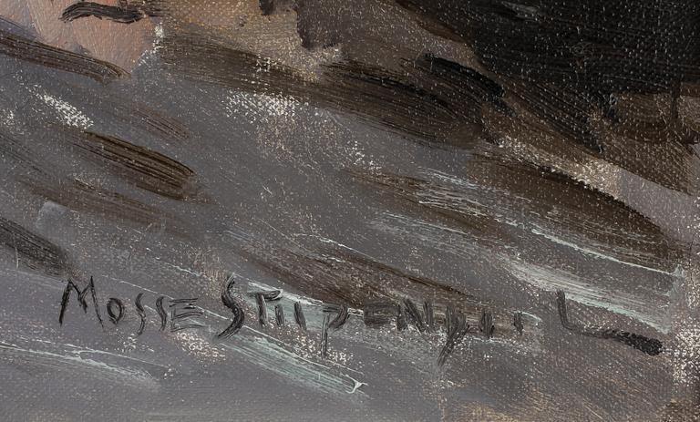 MOSSE STOOPENDAAL,olja på duk, signerad.