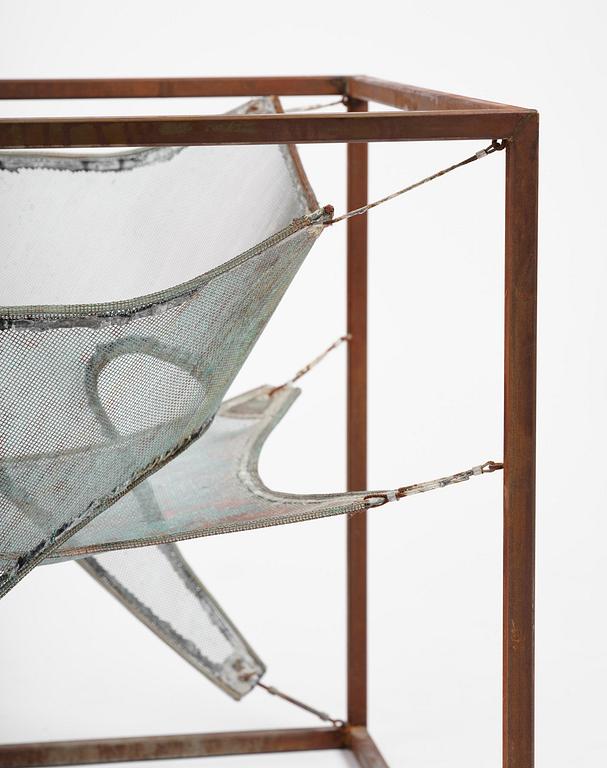 Sigurdur Gustafsson, a "Wind" easy chair/sculpture, ed. HC 4/5, Källemo, Värnamo, post 2003.