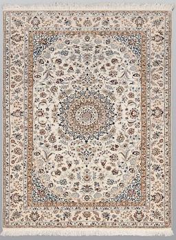 A rug, Nain Part Silk, sk 6 LAA, 179 x 123 cm.