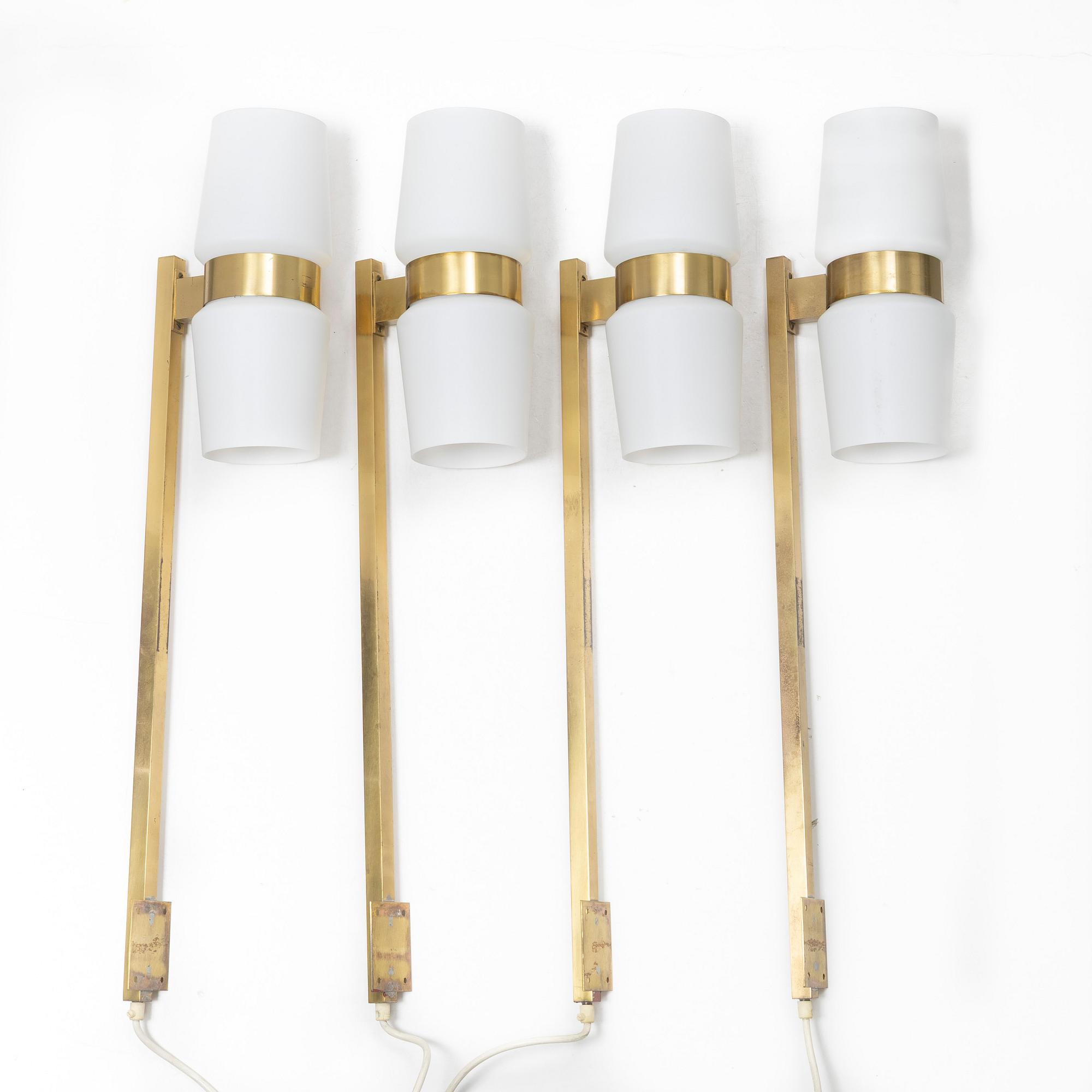 Four table lamps, second half of the 20th century.