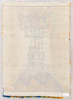 Lilli Kollin, a rya rug Neovius. Cirka 170 x x125 cm.