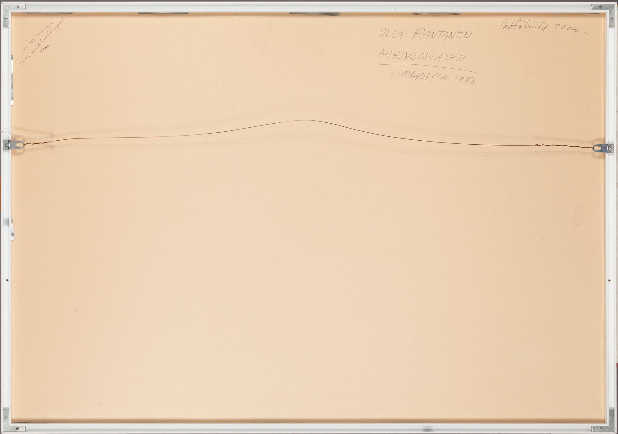 Ulla Rantanen, "Solnedgång".