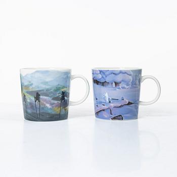 Arabia, 29 Moomin mugs, Finland.