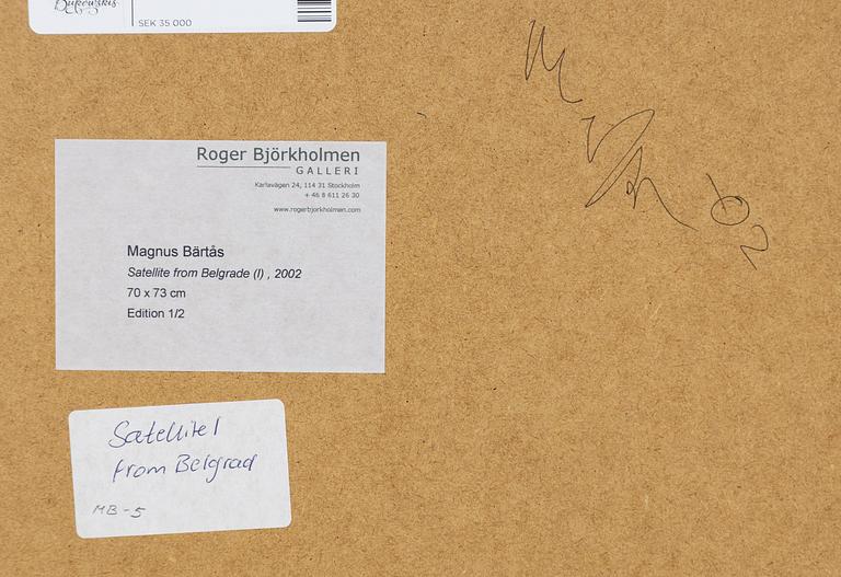 Magnus Bärtås, "Satellite from Belgrade (I)", 2002.
