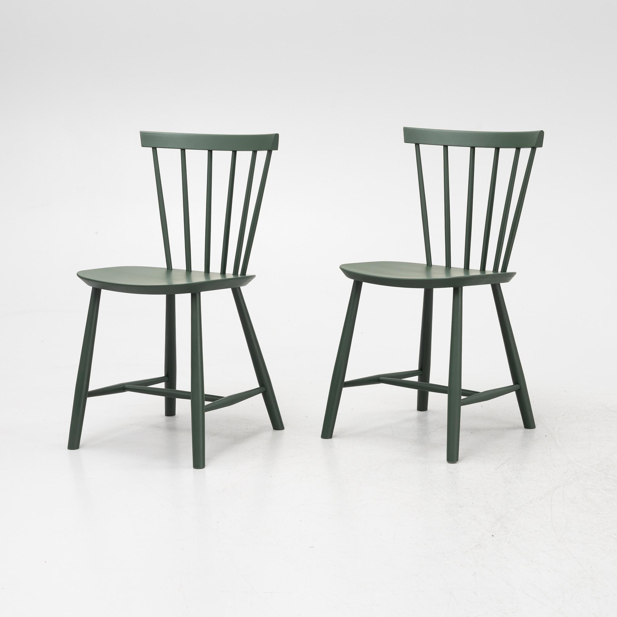 Poul M. Volther, A set of six J 46 chairs, FDB möbler.