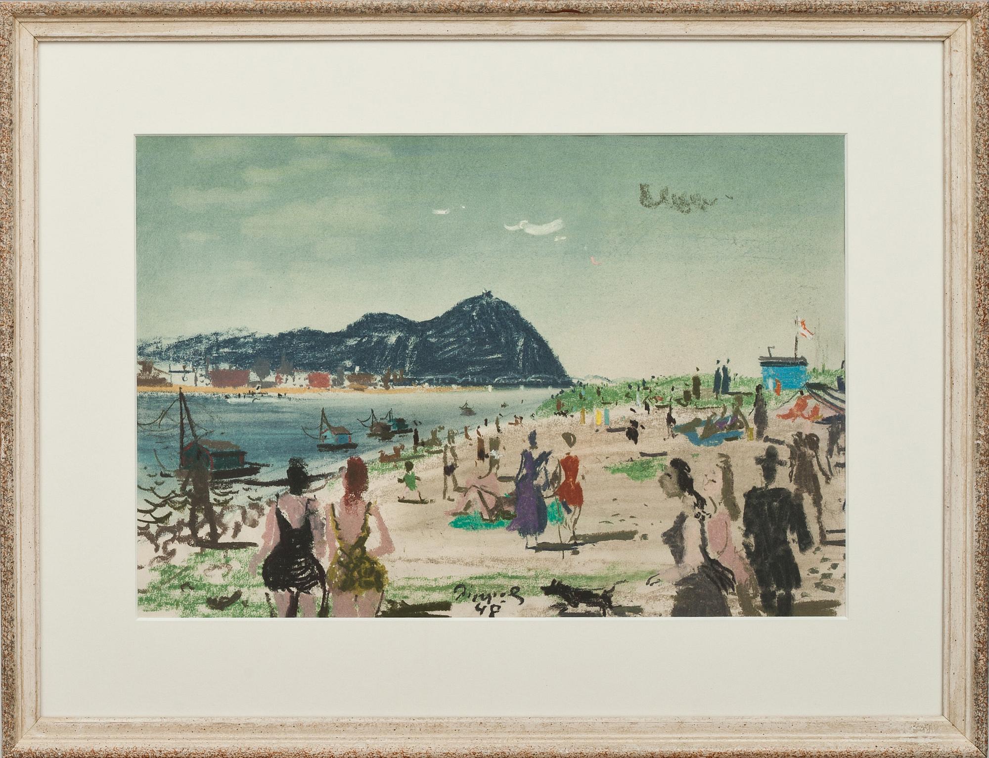 HANS ROBERT PIPPAL, pastell, sign och dat -48.