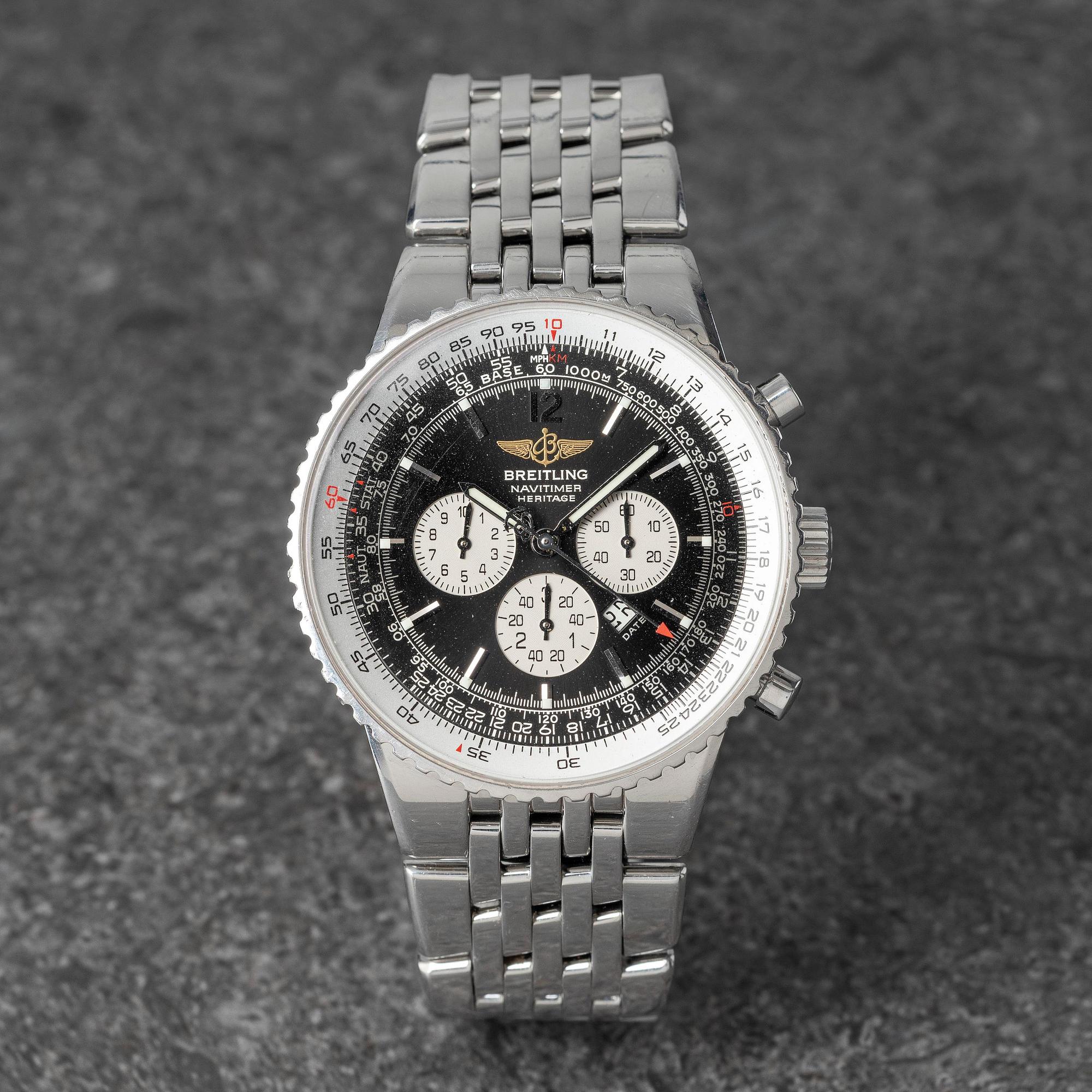 Breitling, Navitimer Heritage, kronografi, rannekello, 43 mm.