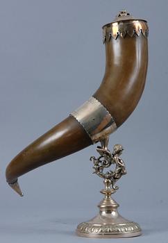 DRYCKESHORN, nysilver, 1900-talets första kvartal.