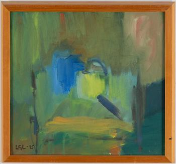 UNKNOWN ARTIST, oil in canvas, signed and dated -75.