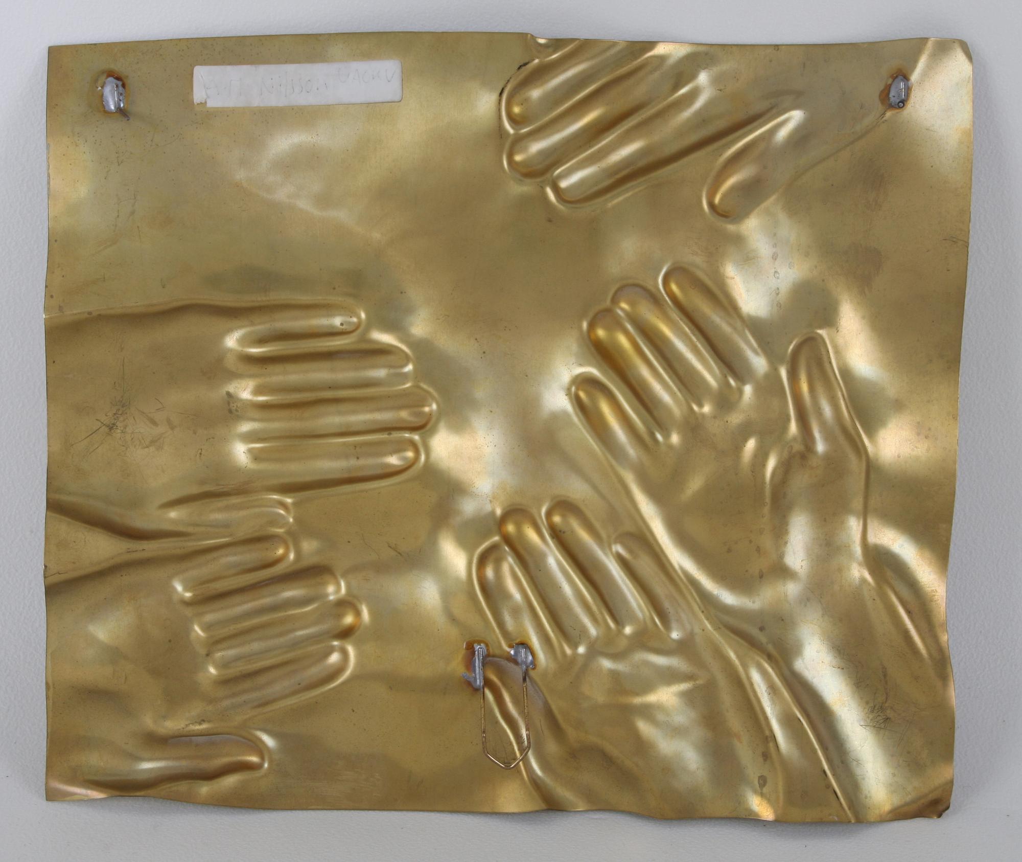 BÄCKSTRÖM, BARBRO, skulptur, mässing, monogram sign, numr 94/650, dat -78.