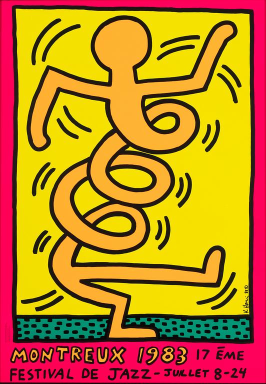 Keith Haring, "Montreux 1983".