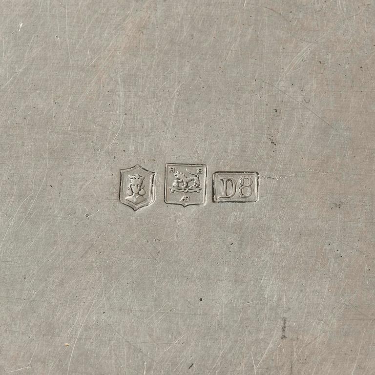 A Swedish Grace pewter box, Herman Bergman konstgjuteri, Stockholm, 1930.