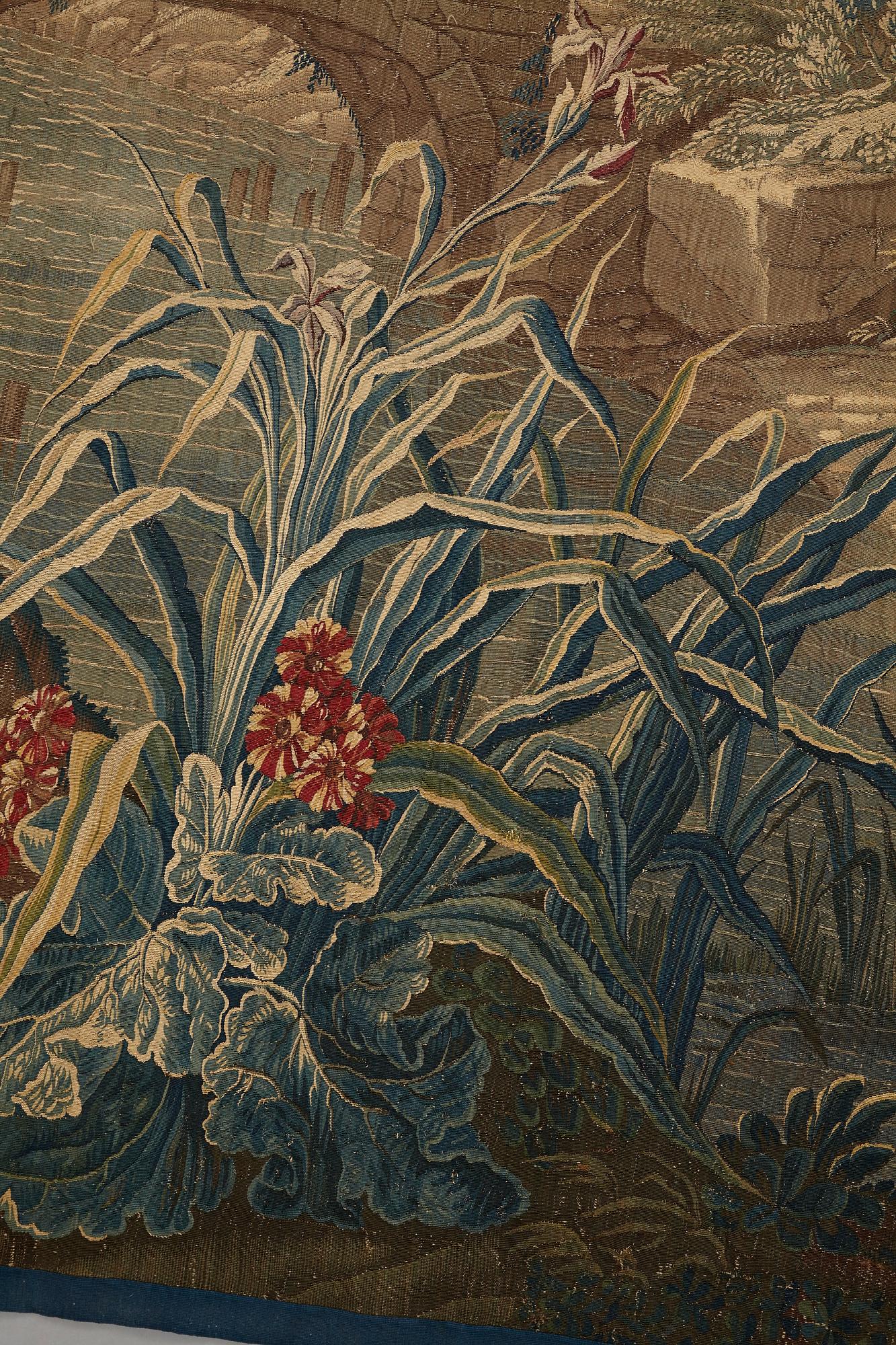 Vävd tapet, "Verdure", gobelängteknik, ca 236,5-238,5 x 290-294,5 cm, Manufacture Royale d'Aubusson,