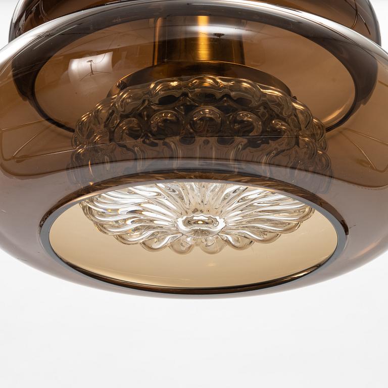 Carl Fagerlund, a glass ceiling light, Orrefors.