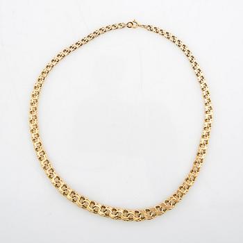 Necklace Bismarck link 18K gold, Maj-Lis Löpp Stockholm 1953.