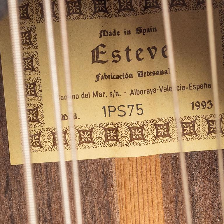 Esteve,"1PS75", 6-string, Contrabass guitar, Spain, 1993.