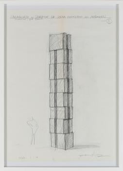 TAKASHI NARAHA 3 st, skisser i blyerts, signerade.