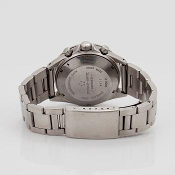 ETERNA-MATIC, Airforce III, kronograf, armbandsur, 39 mm,